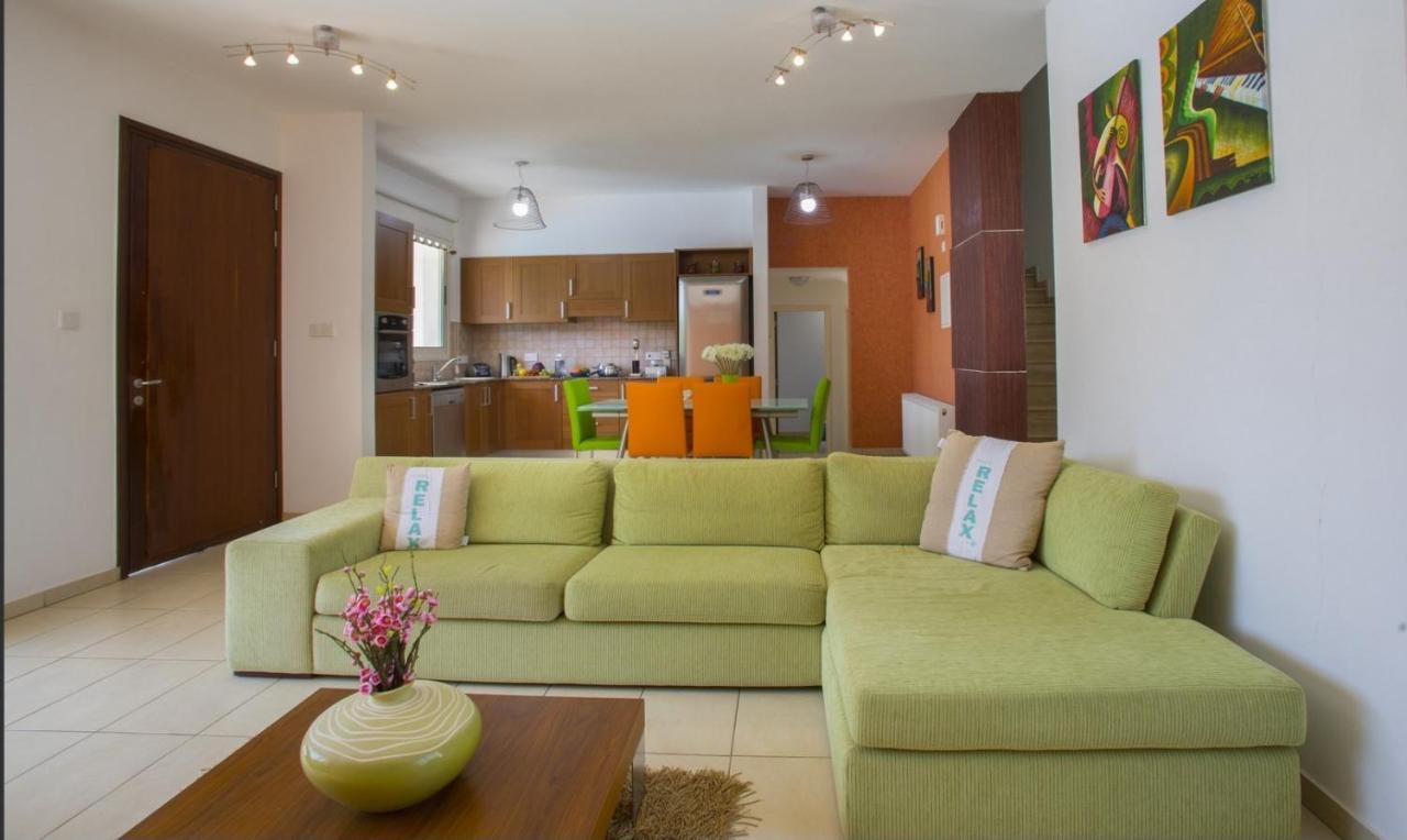 Soothing Sunset Villa With Private Pool, 200M From The Beach Perivolia Exteriér fotografie