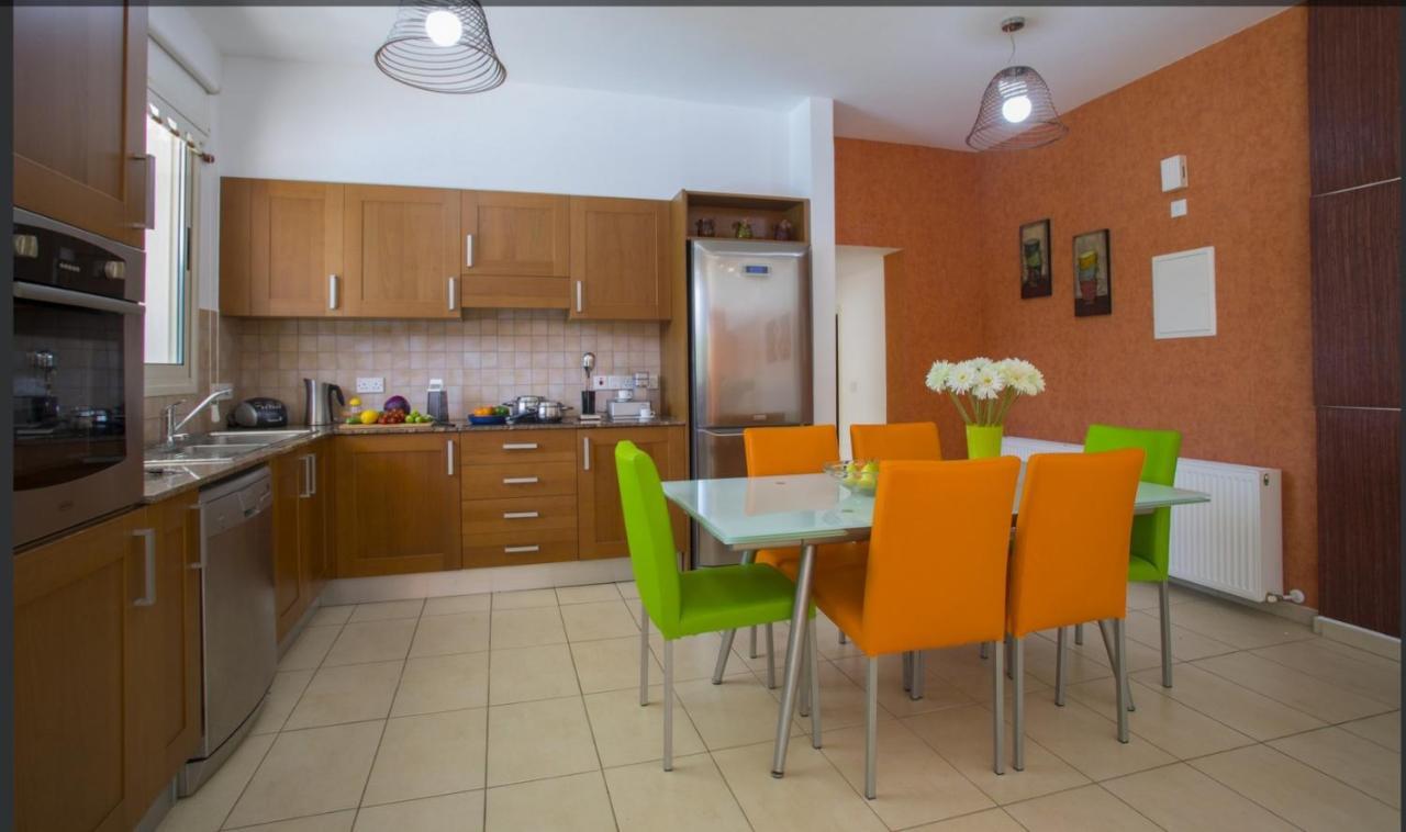 Soothing Sunset Villa With Private Pool, 200M From The Beach Perivolia Exteriér fotografie