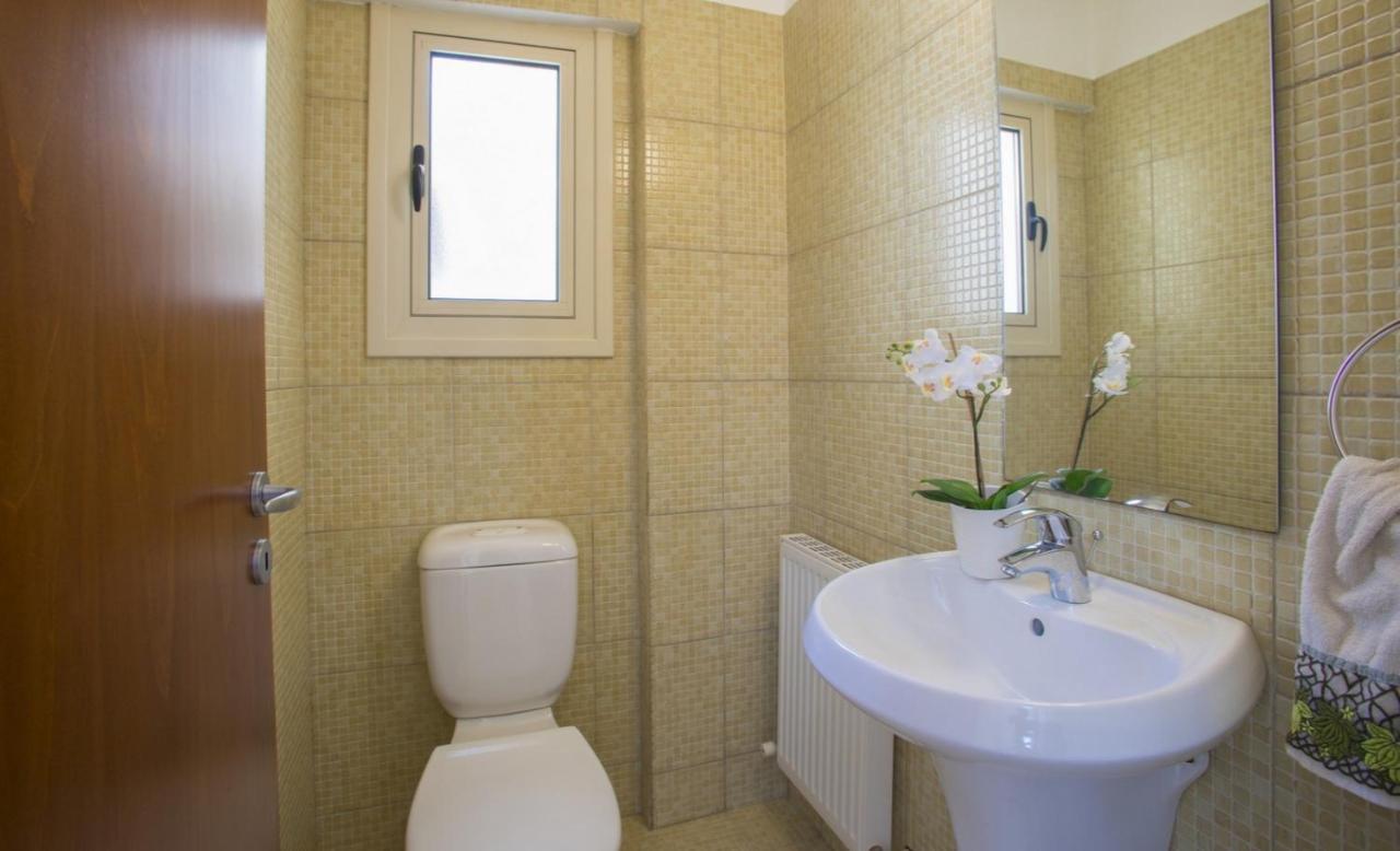 Soothing Sunset Villa With Private Pool, 200M From The Beach Perivolia Exteriér fotografie