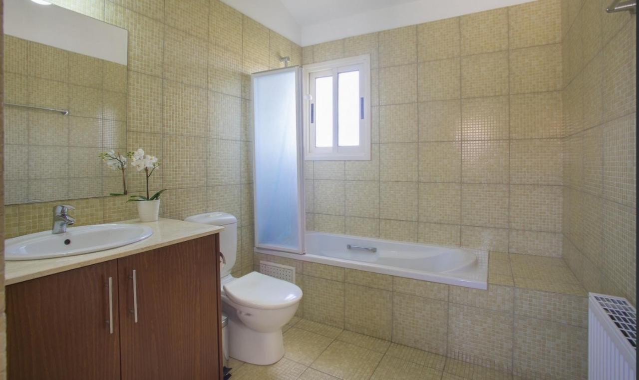 Soothing Sunset Villa With Private Pool, 200M From The Beach Perivolia Exteriér fotografie